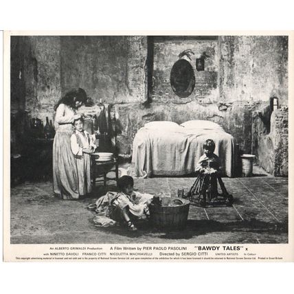 BAWDY TALES 1973 Pier Paolo Pasolini 7 10x8 LOBBY CARDS