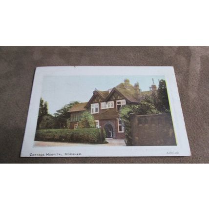 Early Arcadia Series Postcard - Cottage Hospital, Horsham - Sussex N2
