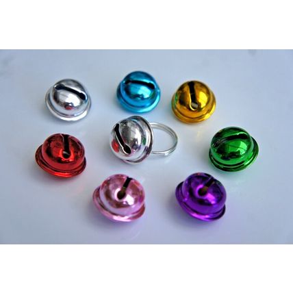 EXTRA LARGE 20MM CAT DOG COLLAR BELLS WARNS WILDLIFE BRIGHTLY COLOURED BELLS