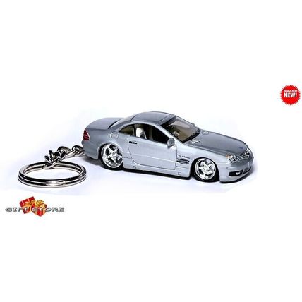 VERY RARE KEYCHAIN SILVER MERCEDES™ SL CLASS SL350/SL500/SL55 GREAT GIFT