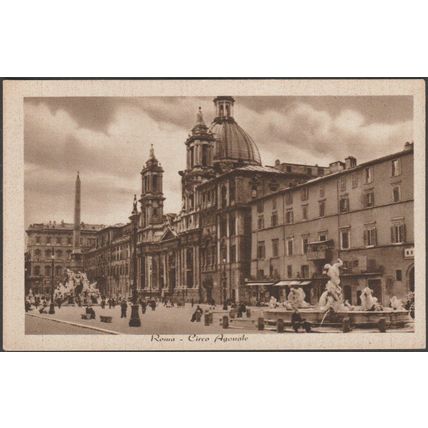 Circo Agonale, Roma, c.1920s - NMM Cartolina