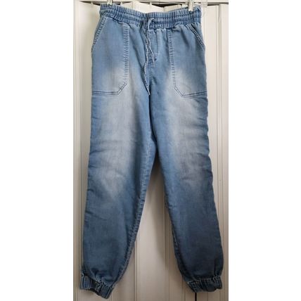 D Jeans Women's Cotton Poly Rayon Spandex Cuffed Draw String Pants Size XS