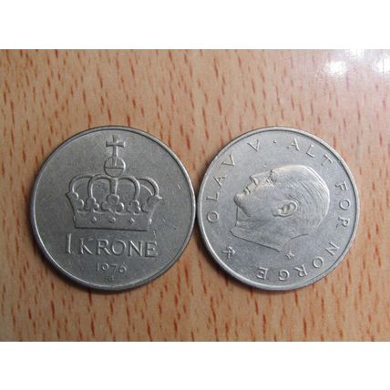 Norway 1976 1 Krone Coin