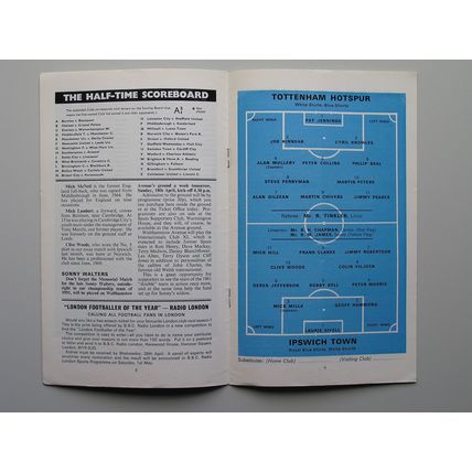 TOTTENHAM HOTSPUR v IPSWICH TOWN Div1 10/04/1971