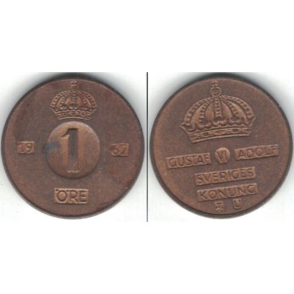 Sverige / Sweden - 1 öre 1967
