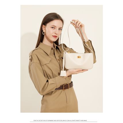 Genuine Leather Women Shoulder Bag Vintage Crossbody Purse Handbag White