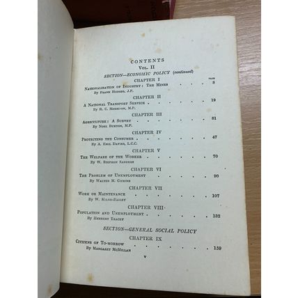 RARE* VINTAGE "THE BOOK OF THE LABOUR PARTY" VOLUMES 1-3 HARDBACK BOOKS (P14)