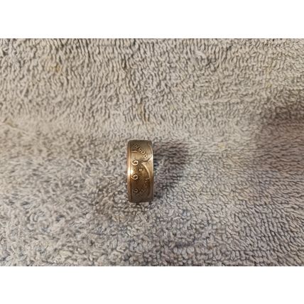 1992 Kennedy Half Dollars size 10 coin ring handmade mixed metals (B)