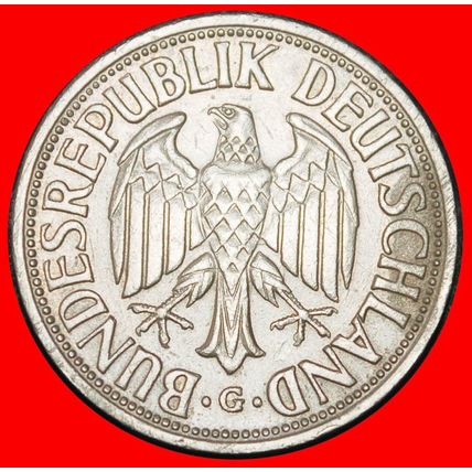 Ⰶ NOT COMMUNIST (1950-2001): GERMANY ★ 1 MARK 1950G I+A+r1★LOW START★NO RESERVE