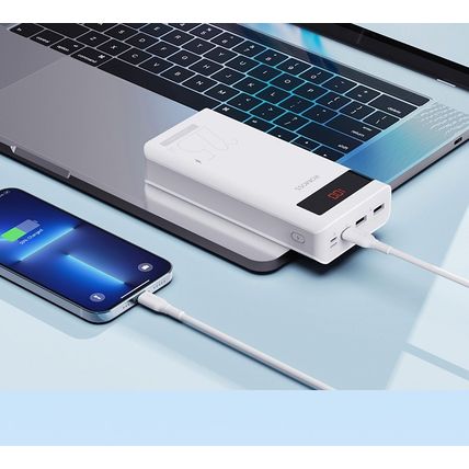ROMOSS 30000mAh Power Bank 22.5W Super Fast Charge USB-C LED Sense8PF