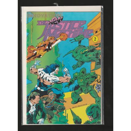 The New Justice Machine, #2, Innovation Comic Book, High Grade