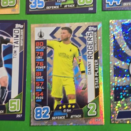 Lot x 7 FALKIRK 2016-17 Topps Match Attax SPFL Scottish Football Cards