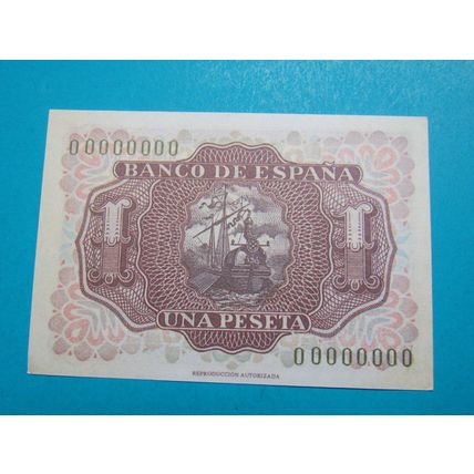 Espana Spain 1953 1 Peseta Banknote Reproduction - 14