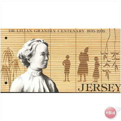 Jersey Pres Pack 1976 - SG 164-167 - Dr. Lilian Grandin Centenary