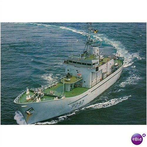 GB Postcard - HMS Guernsey P 297