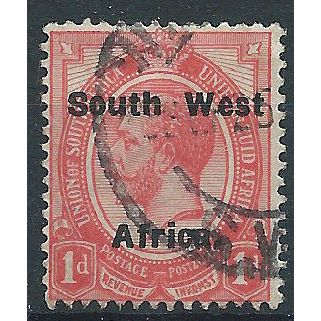 South West Africa 1923 SG2 1d Rose-Red Fine Used .. .