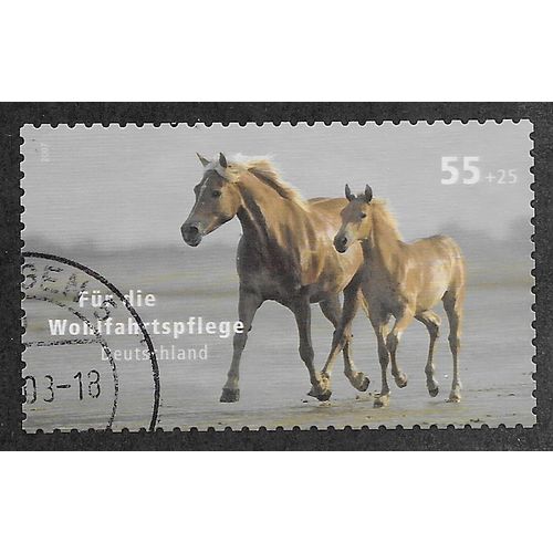 GER 2007 €0.55 +25(S/A) ' PETS -HORSES' FINE USED (EBID60-455)