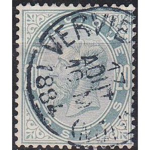 BELGIEN BELGIUM [1883] MiNr 0036 ( O/used )