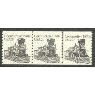 1897A 2c Locomotive Fine MNH Dry Gum PNC 4/3 V0151
