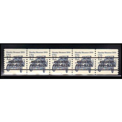 2132b 12c Stanley Steamer Very Fine MNH Dry Gum PNC 1/5 X2086