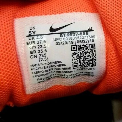 Nike Air Max 200 AT5627-005 White Black Crimson Youth Boy's Shoes 5Y (G25)