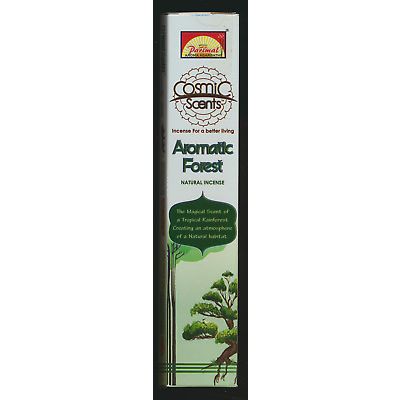 Parimal Cosmic Scents, Aromatic Forest, Natural Masala Incense, 15 Gram Box