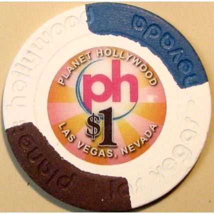 Planet Hollywood. $1 Casino Chip. Las Vegas, NV. Y27.