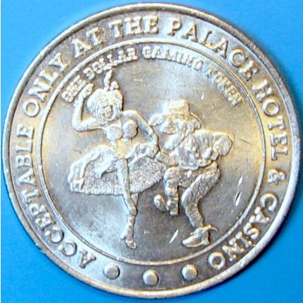 Palace. $1 Casino Token. Cripple Creek, CO. H52.