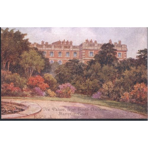 Vintage PC - The Palace From South Gardens, Hampton Court, Richmond, London