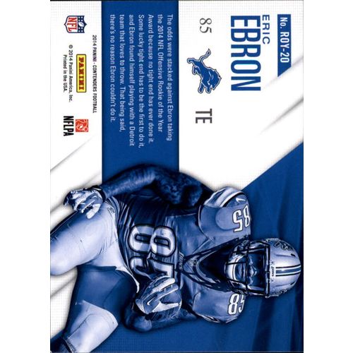 2014 Football Panini Contenders Eric Ebron-Rookie of the Year Contenders