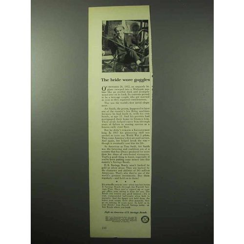 1956 U.S. Savings Bond Ad - Art Smith