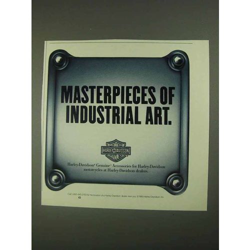 1994 Harley-Davidson Accessories Ad - Industrial Art