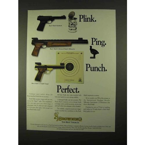 1994 Browning Pistol Ad - Unlimited Match Silhouette +