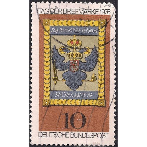 GERMANY, Stamp Day, Salva Guardia, brown 1976, 10 Pfennig