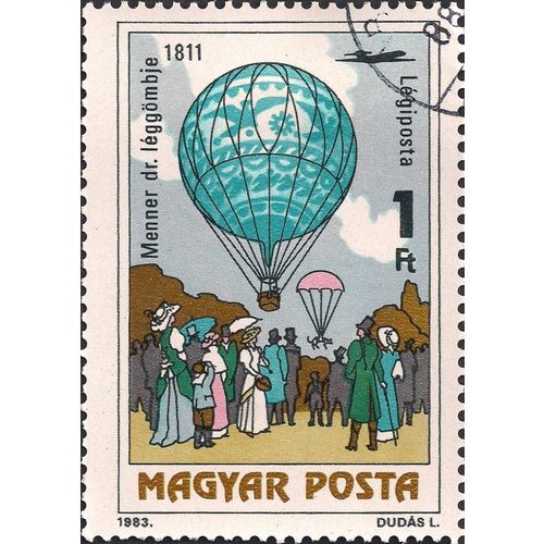 HUNGARY, AIR, Dr Menner Balloon 1811, 1983, 1Ft