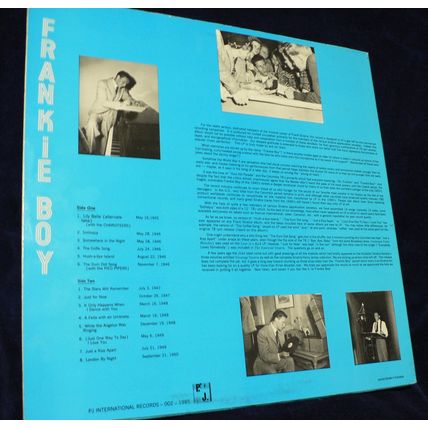 Frank Sinatra ‎– Frankie Boy - PJ Records 1988