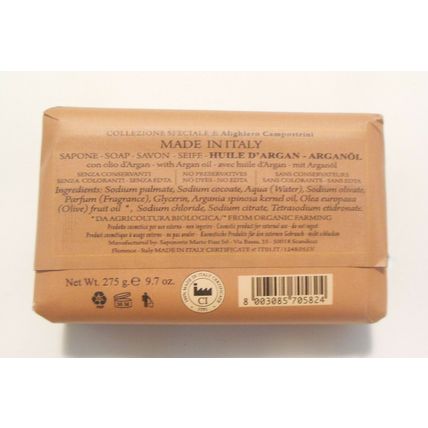 Argan Oil Hand Made Tuscan Soap Mario Fissi Made in Italy