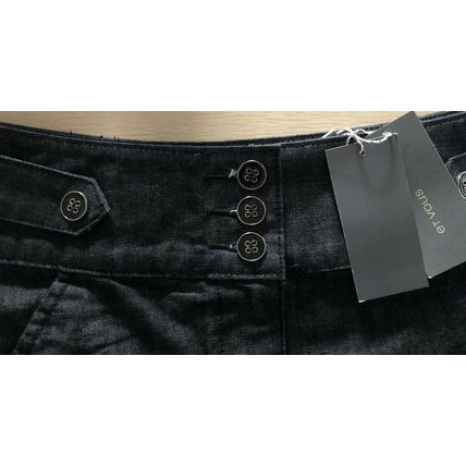 New with Tags ET VOUS MATALAN Size 8 Blue Denim SKIRT