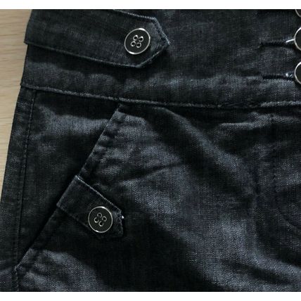 New with Tags ET VOUS MATALAN Size 8 Blue Denim SKIRT