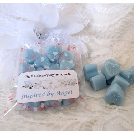 Highly Scented Soy Wax Mini Heart Melts x15, Beautiful Angels perfume (inspired)
