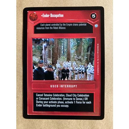 Star Wars CCG: Endor Limited # Endor Occupation (A) dark 1999 decipher