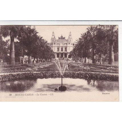 Monte Carlo le Casino France Postcard unused VGC