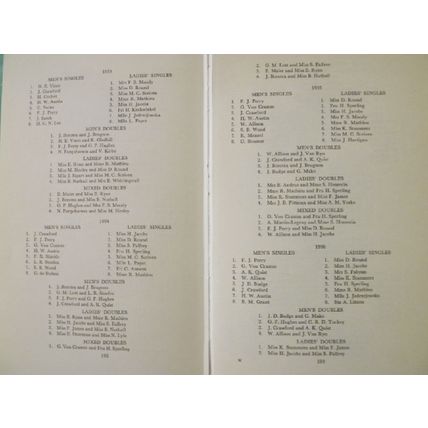 LAWN TENNIS ENCYCLOPAEDIA by MAURICE BRADY ILLUSTRATED HCDJ