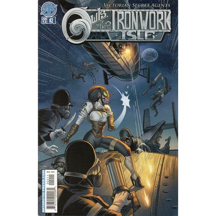 VICTORIAN SECRET AGENTS: OWLS OF THE IRONWORK ISLE #2 - ANTARCTIC PRESS (2013)