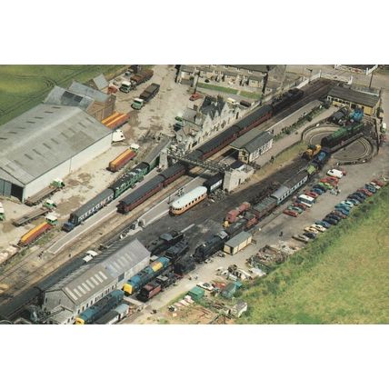 Nene Valley Railway Northampton Amazing Aerial Postcard