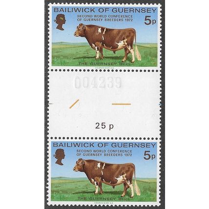 1972 SG 71 - MNH (**) - Gutter Pair