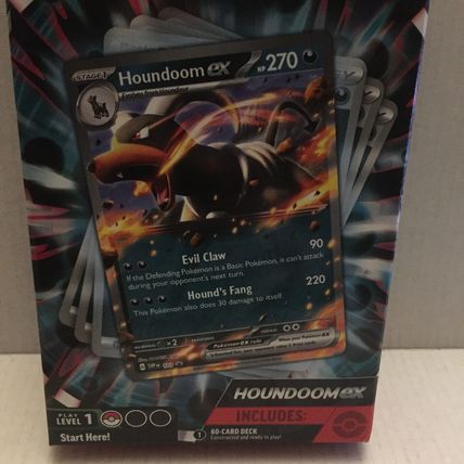 New Pokemon Houndoom EX Battle Deck - 60 Cards