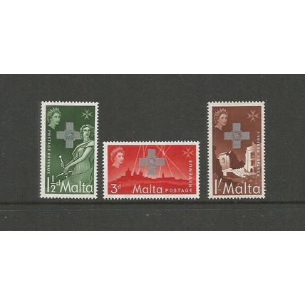 Malta 1957 George Cross Commemoration Unmounted Mint Set SG 283 / 285
