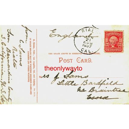 City Park, Riverside, California, USA, Postcard, 1907