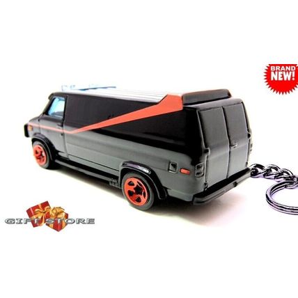 HTF RARE KEYCHAIN BLACK GMC A TEAM VANDURA VAN CUSTOM Ltd Ed. GREAT GIFT